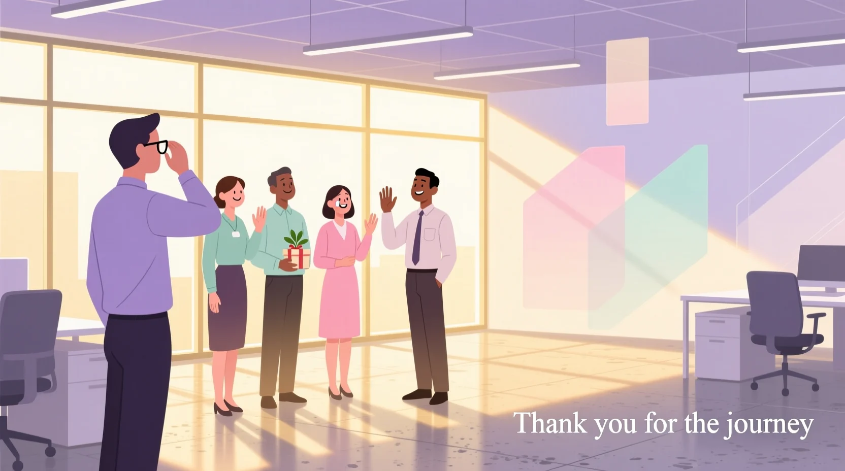 farewell message to coworker