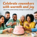 birthday message to coworker