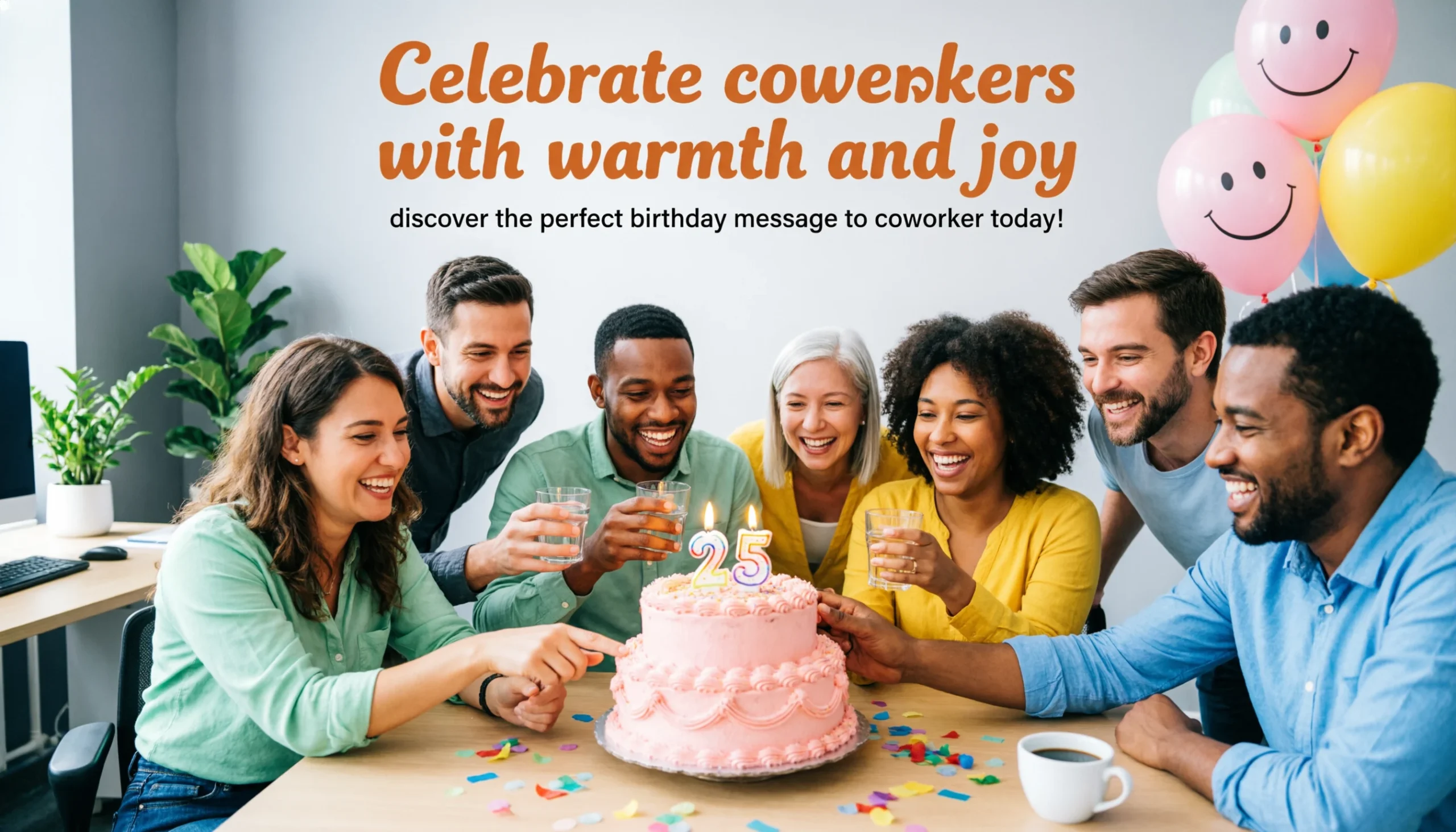 birthday message to coworker