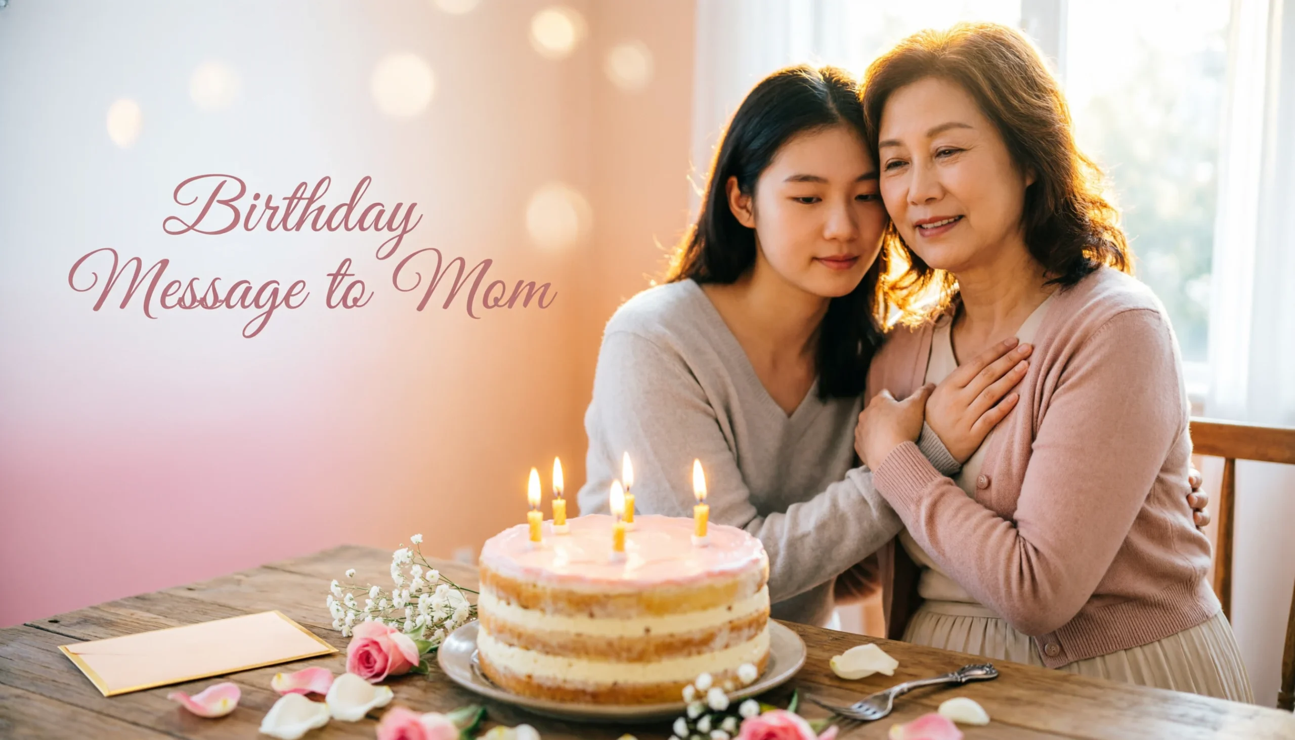 birthday message to mom
