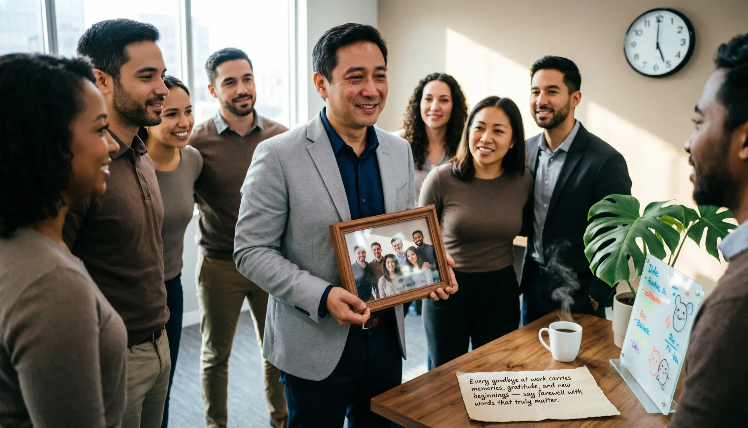 goodbye message to coworkers