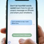 how to see an unsent message on iphone