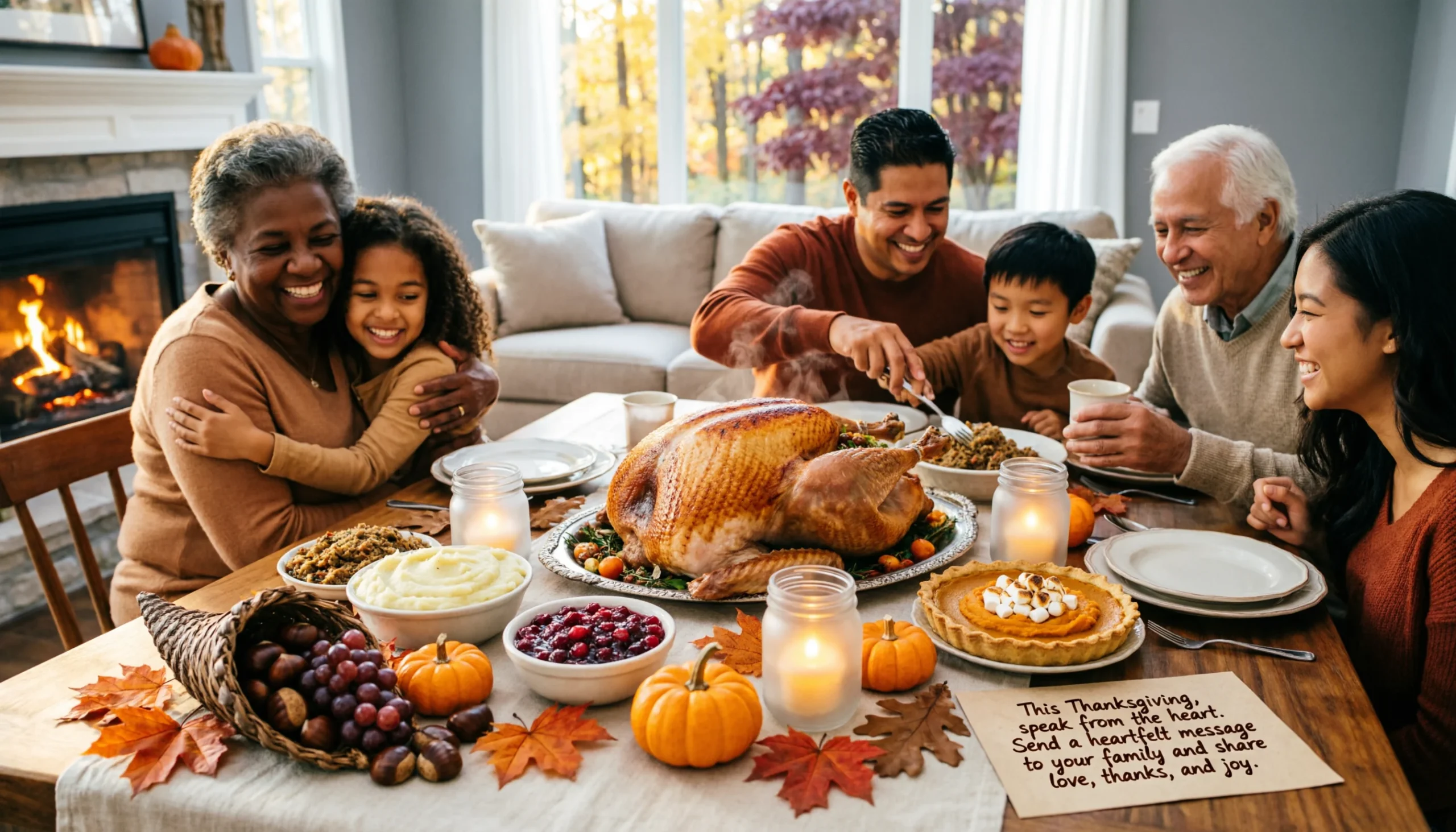 thanksgiving message to family