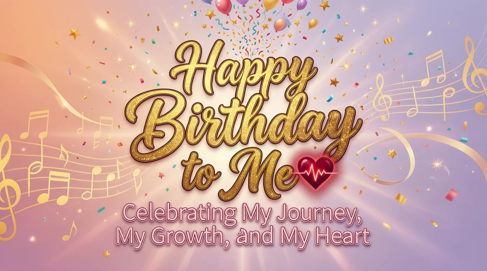 touching birthday message to myself