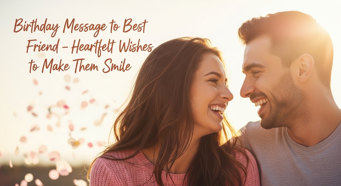 birthday message to best friend