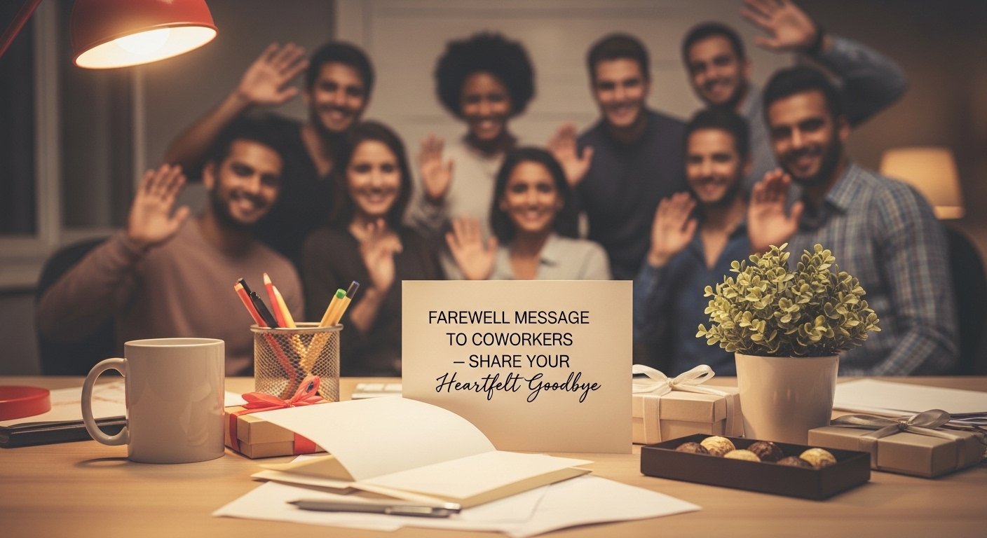 farewell message to coworkers