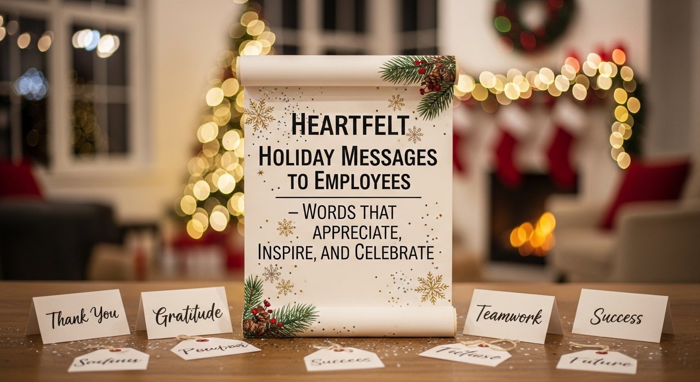 holiday message to employees