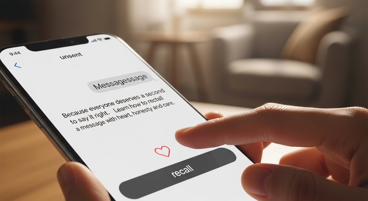 how to recall a message