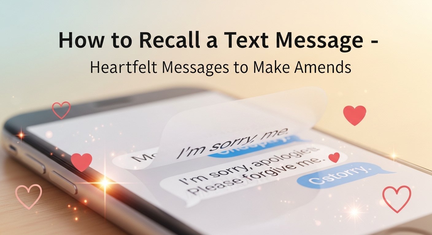 how to recall a text message