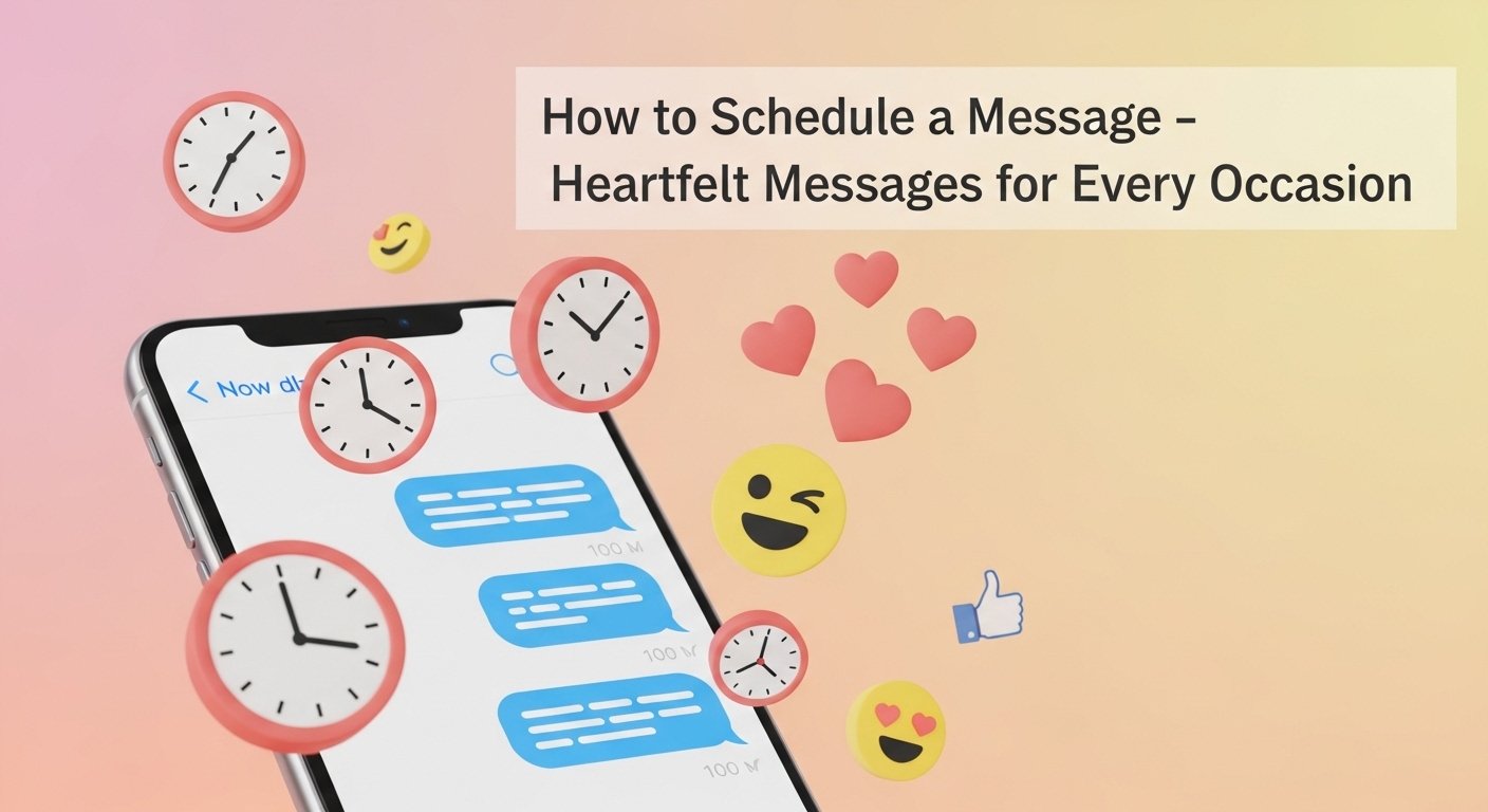 how to schedule a message