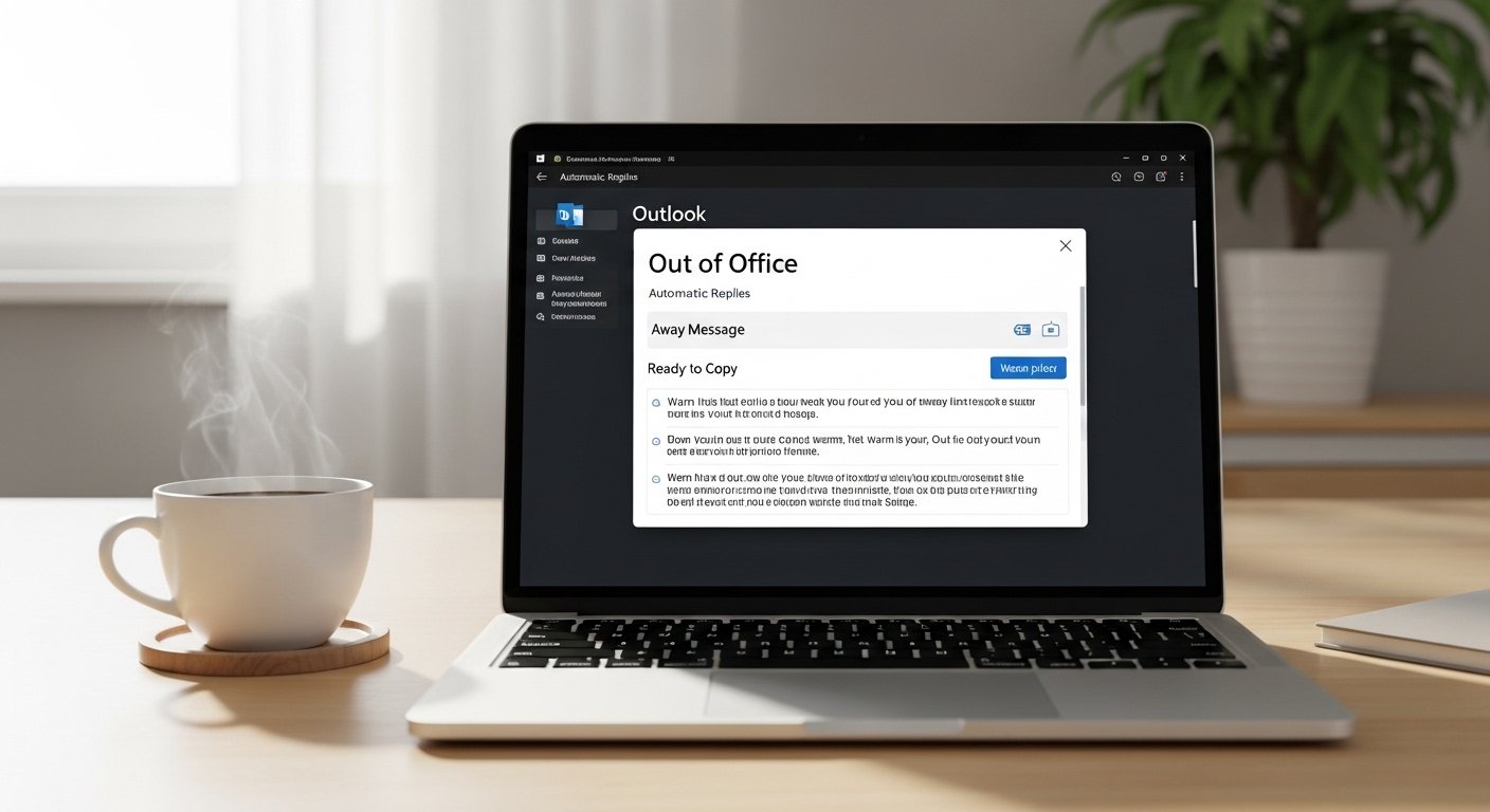 how to set up away message in outlook
