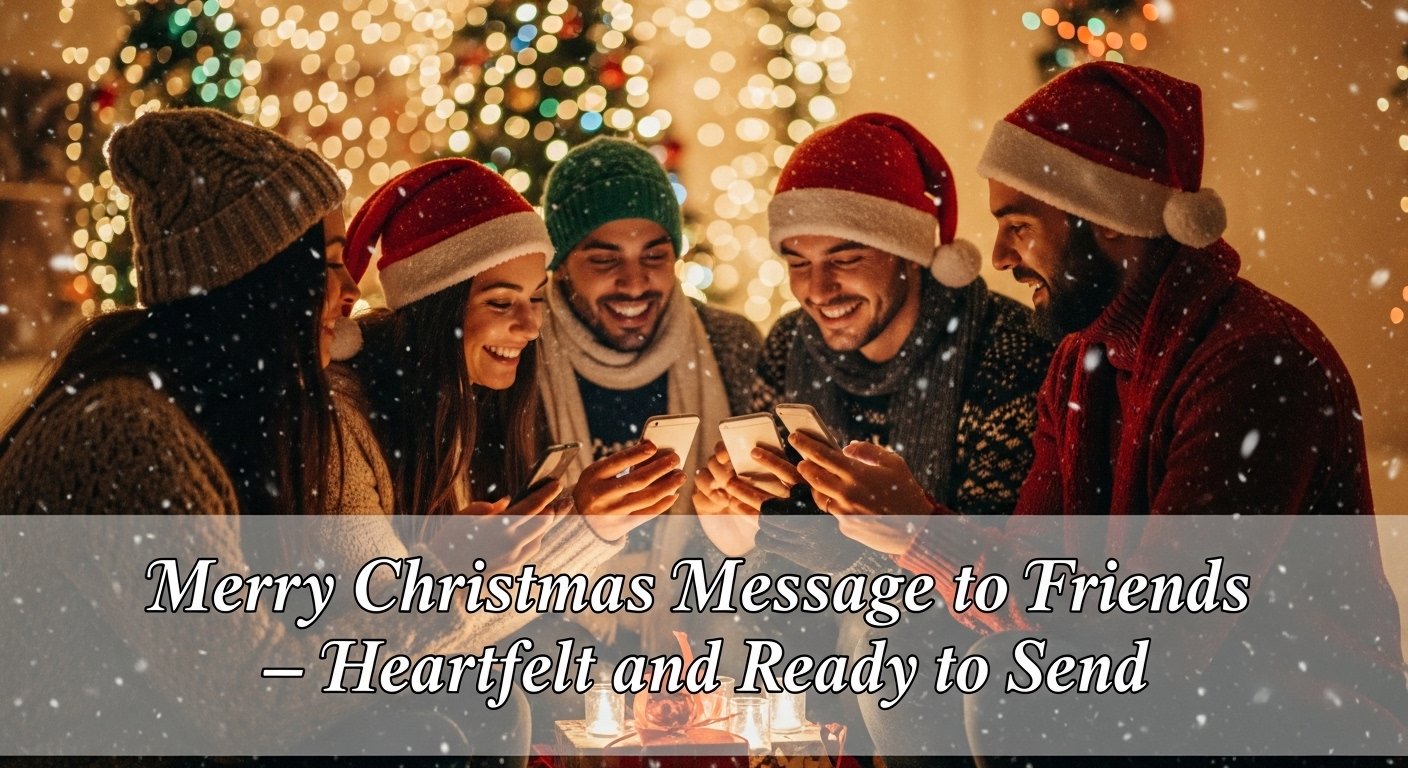 merry christmas message to friends