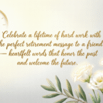 retirement message to a friend