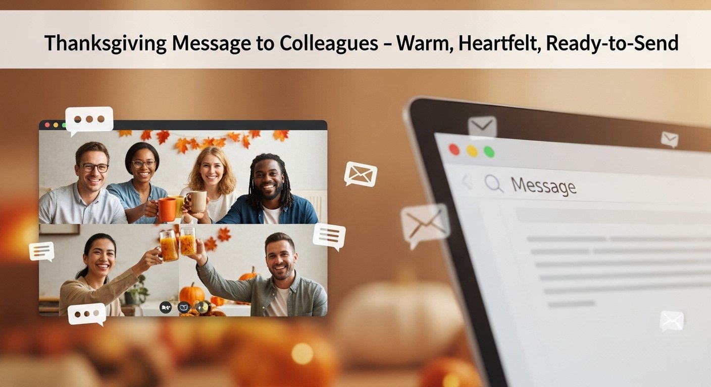 thanksgiving message to colleagues